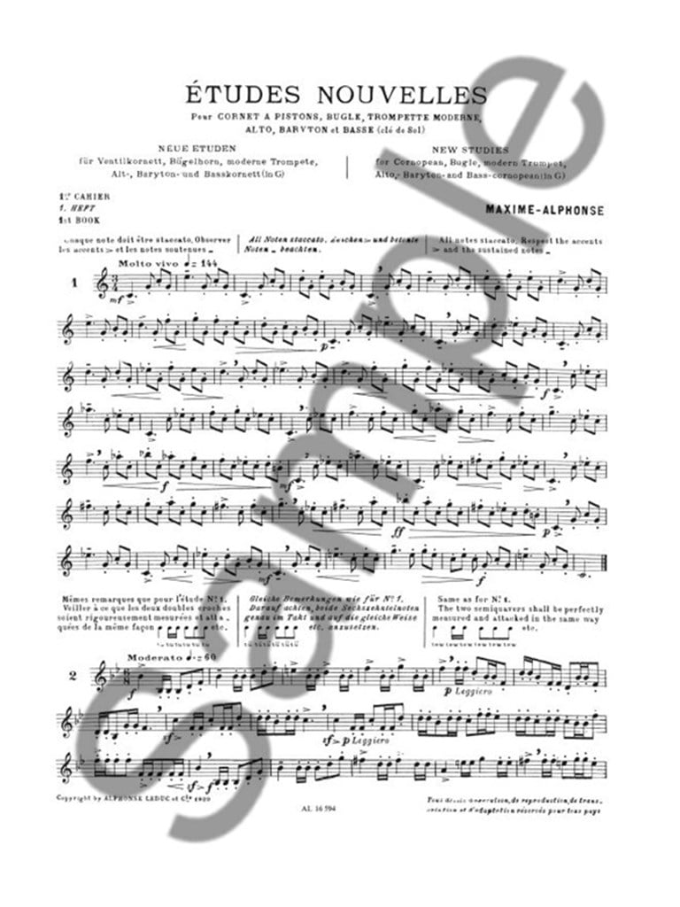 Etudes Nouvelles 1